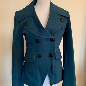 Anthropologie Teal Jacket~Size Medium